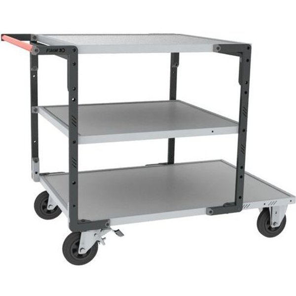 Carrello - 1 Ripiano 1115X750 + 2 Ripiani 815X750-Medio,-image