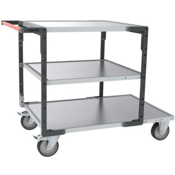 Carrello - 2 Ripiani 1115X750 + 1 Ripiano 815X750-Medio,-image
