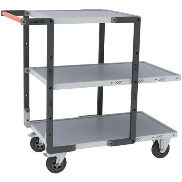 Carrello - 2 Ripiani 1115X750 + 1 Ripiano 815X750-Lamiera,-image