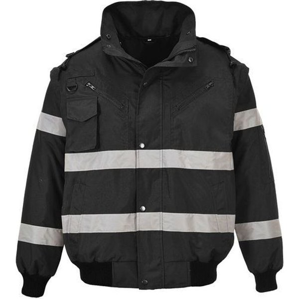 Iona 3In1 Bomber Giacca Nero Large,-image