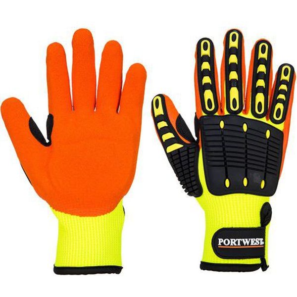 Anti Impact Grip Guanto Giallo Arancio 3 Xl,-image