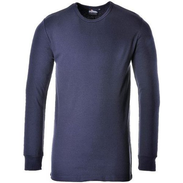Maglia Termica Manica Lunga Navy Small,-image