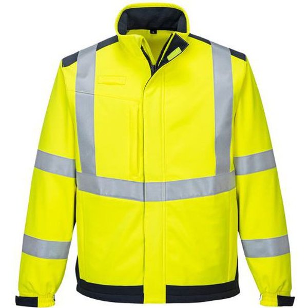 Modaflame Multi Arc Softshell Giallo Navy Small,-image