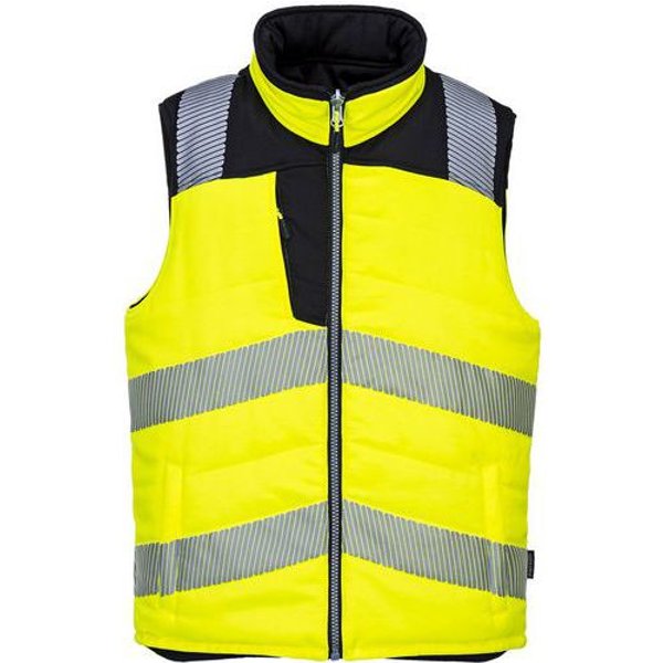 Gilet Reversibile Ad Alta Visibilità PW374 Nero/Giallo Xxl,-image