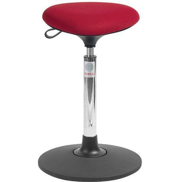 Sgabello Sway Tria-Tessuto 3D-Alto-Rosso,-image