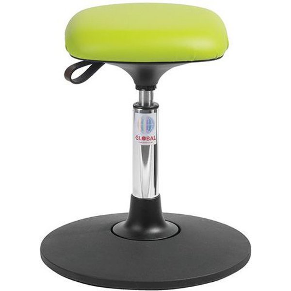 Sgabello Sway Tetra-Similpelle-Basso-Verde,-image