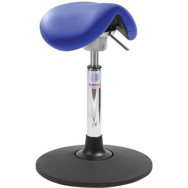 Sedia Dalton Sway Flexmatic-Similpelle-Bassa-Blu,,-image