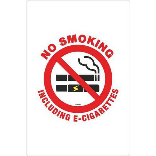 No Smoking Including E-Cigarettes 350X500,-image