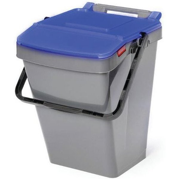 Contenitore Easy Twin - 40 L Coperchio Blu,-image