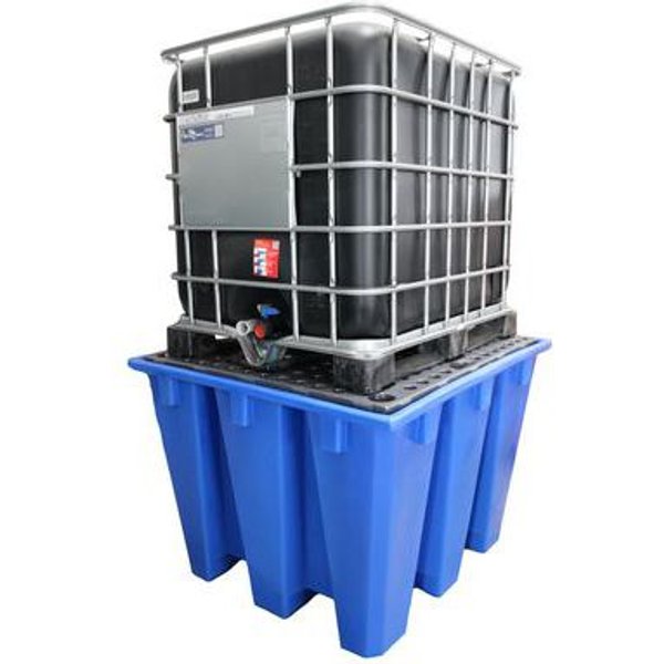 Vasca Di Raccolta Dibt 1 Ibc Con Griglia - 1100L,-image