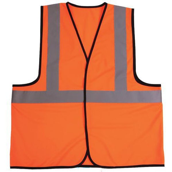 Gilet Alta Visibilità Arancione Taglia Xl - Manutan - Manutan-image