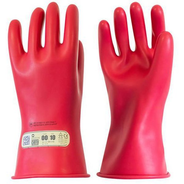 Guanti Isolanti Elettrici Classe 00 Rosso 28 Cm T11,-image