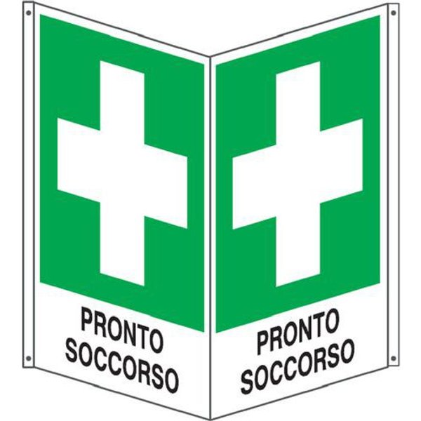 Bifacciale Emergenza Verticale Pronto Soccorso 400X500,-image
