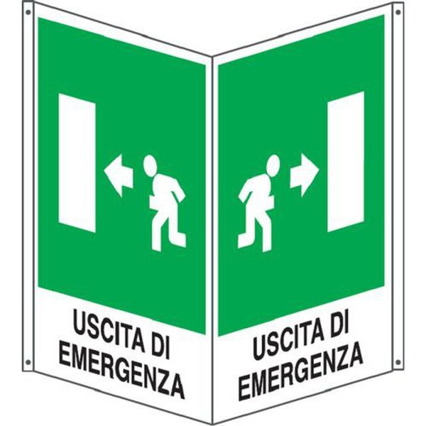Bifacciale Emergenza Verticale Uscita Esterno 160X210,-image
