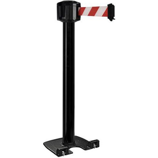 Viso - Paletto Per Esterni Nero Con Nastro 10mx5cm - Rosso/bianco-image
