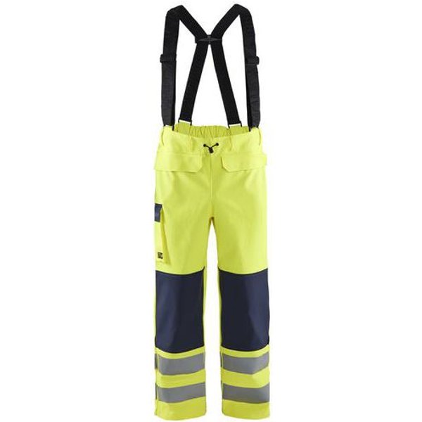 Pantaloni Anti Pioggia Ignifughi In Giallo Fluo,-image