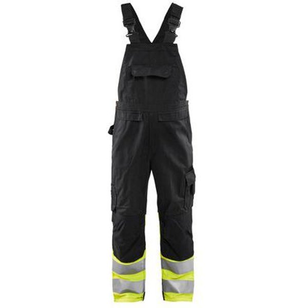 Blaklader - Salopette Nero Ad Alta Visibilità E Giallo Fluo D112-image