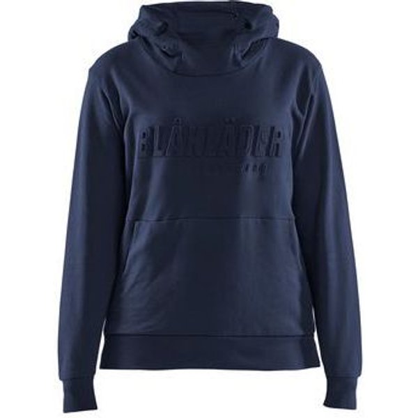 Felpa Con Cappuccio Stampa 3D Da Donna In Blu Marina Scuro M,-image