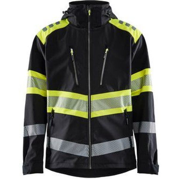 Blaklader - Giacca Softshell Alta Visibilità Nero-image