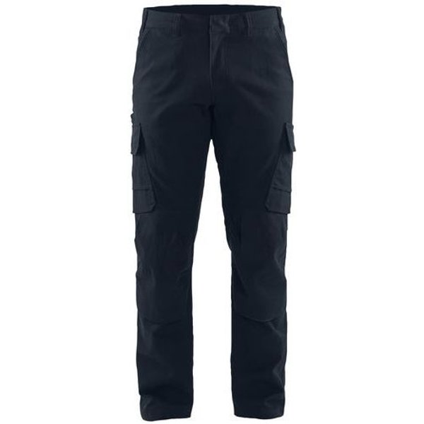 Blaklader - Pantaloni Per Industria In Tessuto Stretch Blu Scuro D88-image