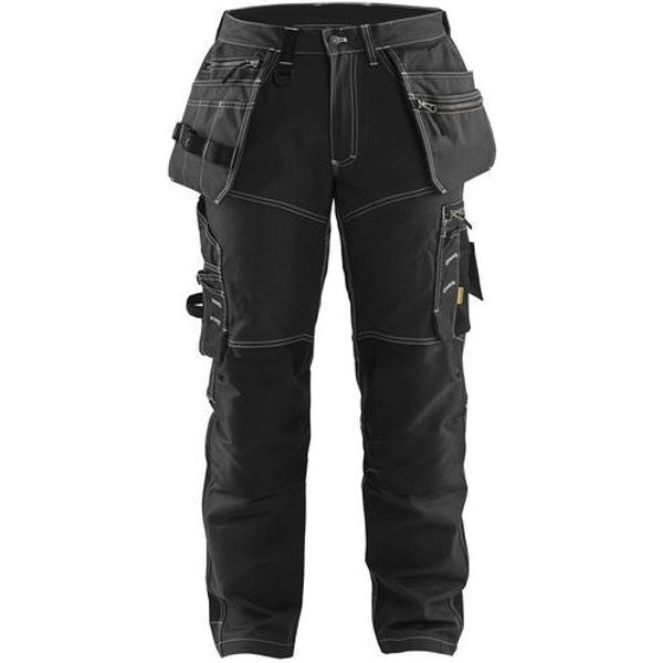 Blaklader - Pantaloni Da Artigiano+ Stretch Nero D108-image