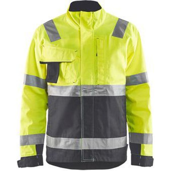 Blaklader - Giacca Ad Alta Visibilità Giallo Fluo E Grigio Medio T Xl-image