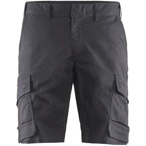 Blaklader - Pantaloncini Da Artigiano Stretch 4d Nero/grigio Scuro C44-image