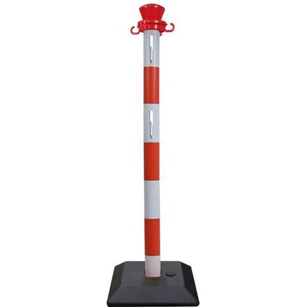 Viso - Paletto Di Segnalazione In Abs Per Barriera Rosso/bianco-image