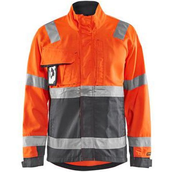 Blaklader - Giacca Ad Alta Visibilità Arancione Fluo E Grigio Antracite-image