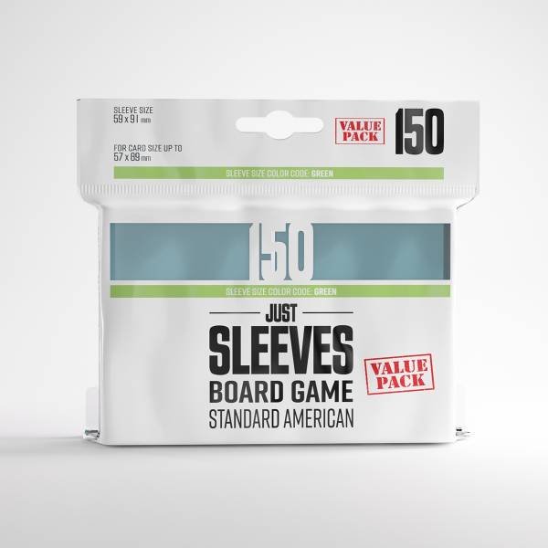 Just Sleeves - Standard American Value Pack (150)-image