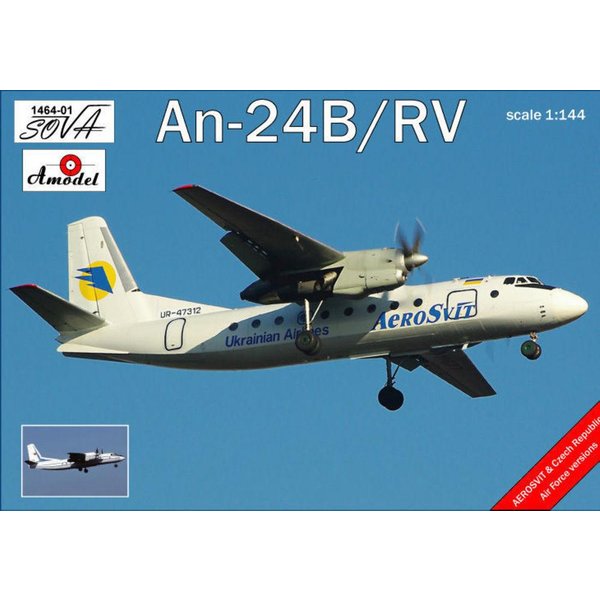 Antonov An-24B/RV Ukrainian airlines