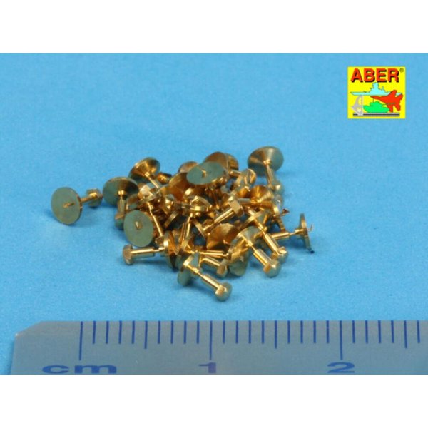 Turned imitation of Hexagon bolts x 30 pcs.