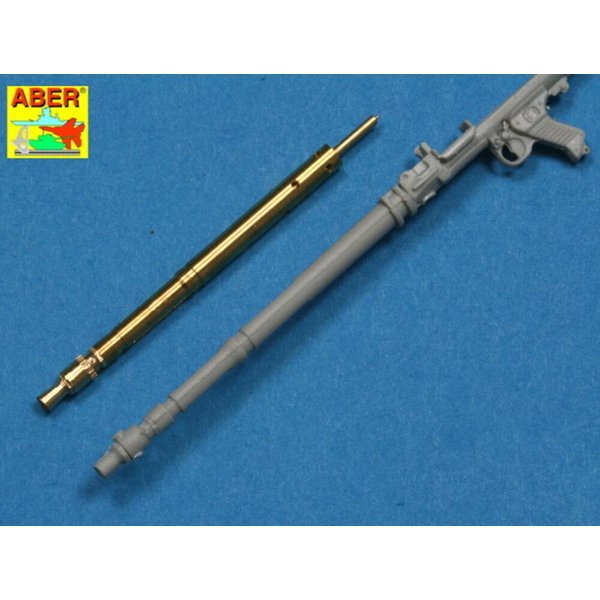 Turned barrel for German tank machine gun MG34