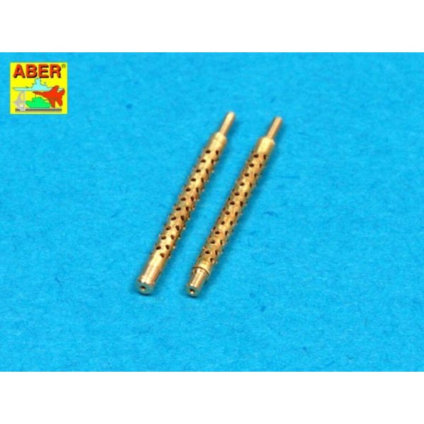 Set of 2 turned barrels for U.S. cal .30 machine guns Browning M-1919 A4