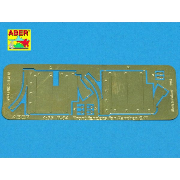 Front fenders for Panther G, Jagdpanther
