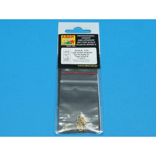 SCALE:1/35Late model shackle for Pz.Kpfw.VI Tiger Ausf B x 4pcs