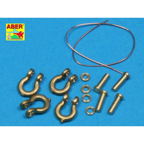 Scale: 1/35 Shackle for russian tanks KV-1&KV-2 x4 pcs