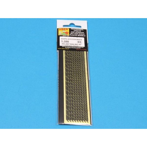 Aslant railing 45°