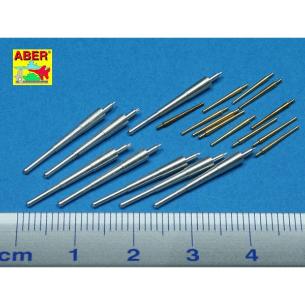 Set of Barrels for Japan Navy Saratoga, Lexington 203mm x 8 127mm x 12