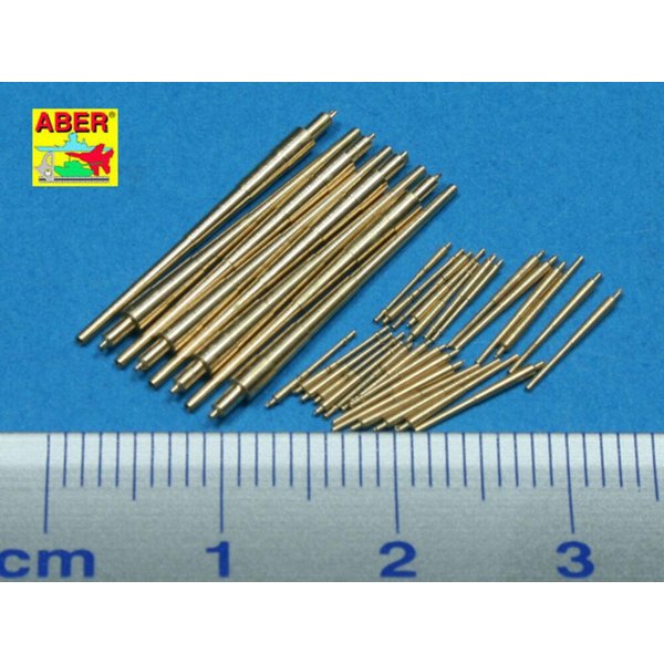 Set of Barrels for Bismarck class battleships 380mm x 8 150mm x 12 105mm x 16