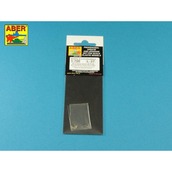 Set of 20 pcs 20 mm L/65 Breda gun barrels for Italian Navy ships