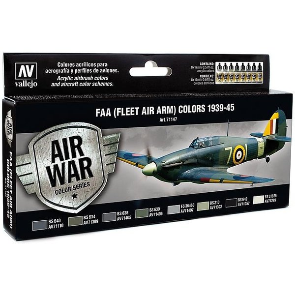 FAA (Fleet Air Army) 1939-1945 - Air War - Farbset - 8 x 17 ml