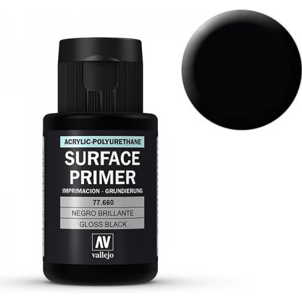 Grundierung, schwarz, glänzend. 32 ml
