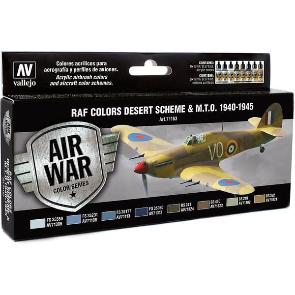 WWII RAF Desert - Farbset - 8 x 17 ml