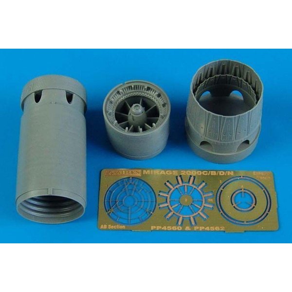 Mirage 2000C/B/D/N - Exhaust nozzles - opened