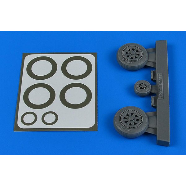 J-29 Tunnan - Wheels & paint masks