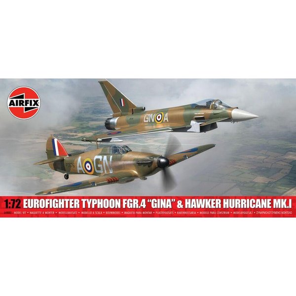 Twin Pack - Eurofighter Typhoon FGR.4 (GINA) + Hawker Hurricane Mk.I