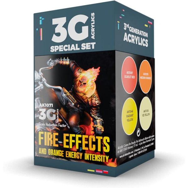 WARGAME COLOR SET. FIRE EFFECTS.