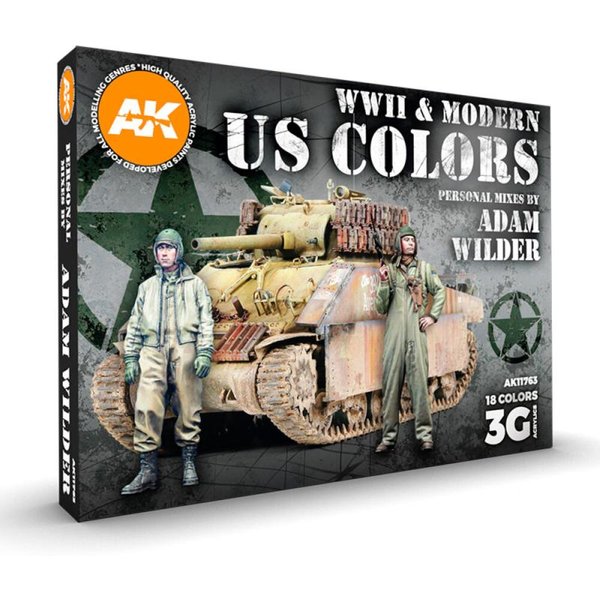 WWII & MODERN US COLORS - SIGNATURE SET BY ADAM WILDER