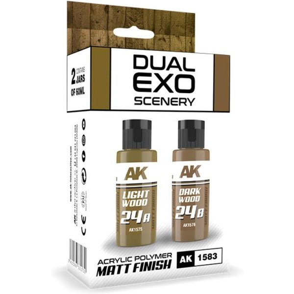 LIGHT WOOD & DARK WOOD DUAL EXO Set 24